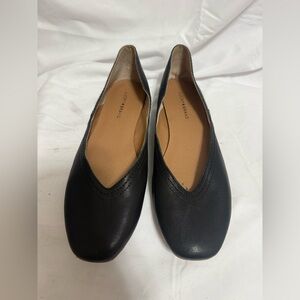 Lucky Brand Black Leather Flats